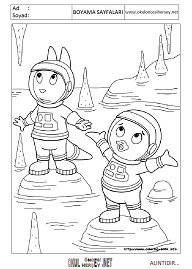back-yardigans boyama sayfaları